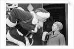Santa Claus and Young Boy by Anonymous