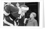 Santa Claus and Young Boy by Anonymous