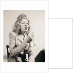 Glamour Girl About to Sneeze by Anonymous