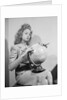 Woman Seated with Globe by Anonymous