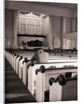Man Praying in Empty Church by Anonymous