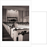 Man Praying in Empty Church by Anonymous