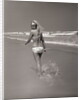 Beachgoer Looking over Her Shoulder by Anonymous