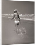 Beachgoer Looking over Her Shoulder by Anonymous