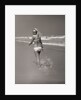 Beachgoer Looking over Her Shoulder by Anonymous