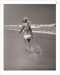 Beachgoer Looking over Her Shoulder by Anonymous