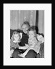 Two Girls on Grandfather's Lap by Anonymous