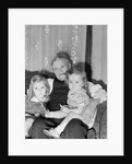 Two Girls on Grandfather's Lap by Anonymous