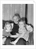 Two Girls on Grandfather's Lap by Anonymous