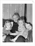 Two Girls on Grandfather's Lap by Anonymous