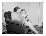 Mother Reading to Daughter by Anonymous