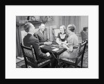 Table of Bridge Players by Anonymous