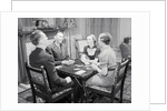 Table of Bridge Players by Anonymous