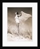 Woman in Swimsuit Holding Scarf by Anonymous
