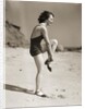 Woman Wearing Sandals at the Beach by Anonymous
