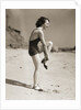 Woman Wearing Sandals at the Beach by Anonymous