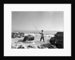 Man Surf Fishing by Anonymous