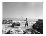 Man Surf Fishing by Anonymous
