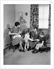 Family Sitting in Living Room by Anonymous