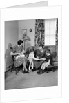 Family Sitting in Living Room by Anonymous