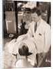 Man Being Shaved By Barber by Anonymous