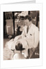 Man Being Shaved By Barber by Anonymous