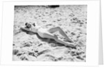 Woman Lying on the Beach by Anonymous