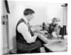 Tailor Working at Sewing Machine by Anonymous
