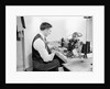 Tailor Working at Sewing Machine by Anonymous