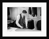 Tailor Cutting Fabric by Anonymous