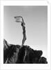 Woman in Bathing Suit Holding a Scarf by Anonymous