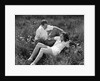 Couple Lying in Field by Anonymous