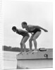Swimmers Poised Ready To Dive by Anonymous