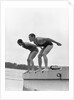 Swimmers Poised Ready To Dive by Anonymous