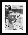 Carpenter Hammering by Anonymous