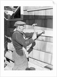 Carpenter Hammering by Anonymous