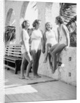 Women Gather Poolside by Anonymous
