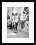 Women Gather Poolside by Anonymous