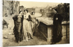 Dante & Beatrice Meet Along The Arno by Anonymous