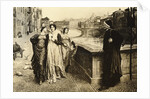 Dante & Beatrice Meet Along The Arno by Anonymous