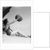 Young Woman Playing With Beach Ball by Anonymous
