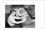 Men At Desks Proofreading Documents by Anonymous