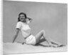 Woman in White Shirt and Shorts by Anonymous