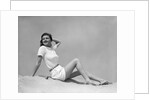 Woman in White Shirt and Shorts by Anonymous