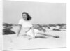 Young Woman Seated on the Beach by Anonymous
