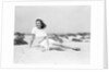 Young Woman Seated on the Beach by Anonymous