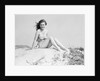 Young Woman Seated on Sand Dune by Anonymous