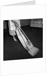 Woman Vacuuming by Anonymous