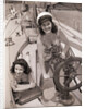 Women at the Helm of Sailboat by Anonymous