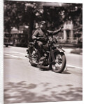 Police Officer On Motorcycle by Anonymous